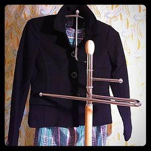 Winter wool BR jacket, rounded collar